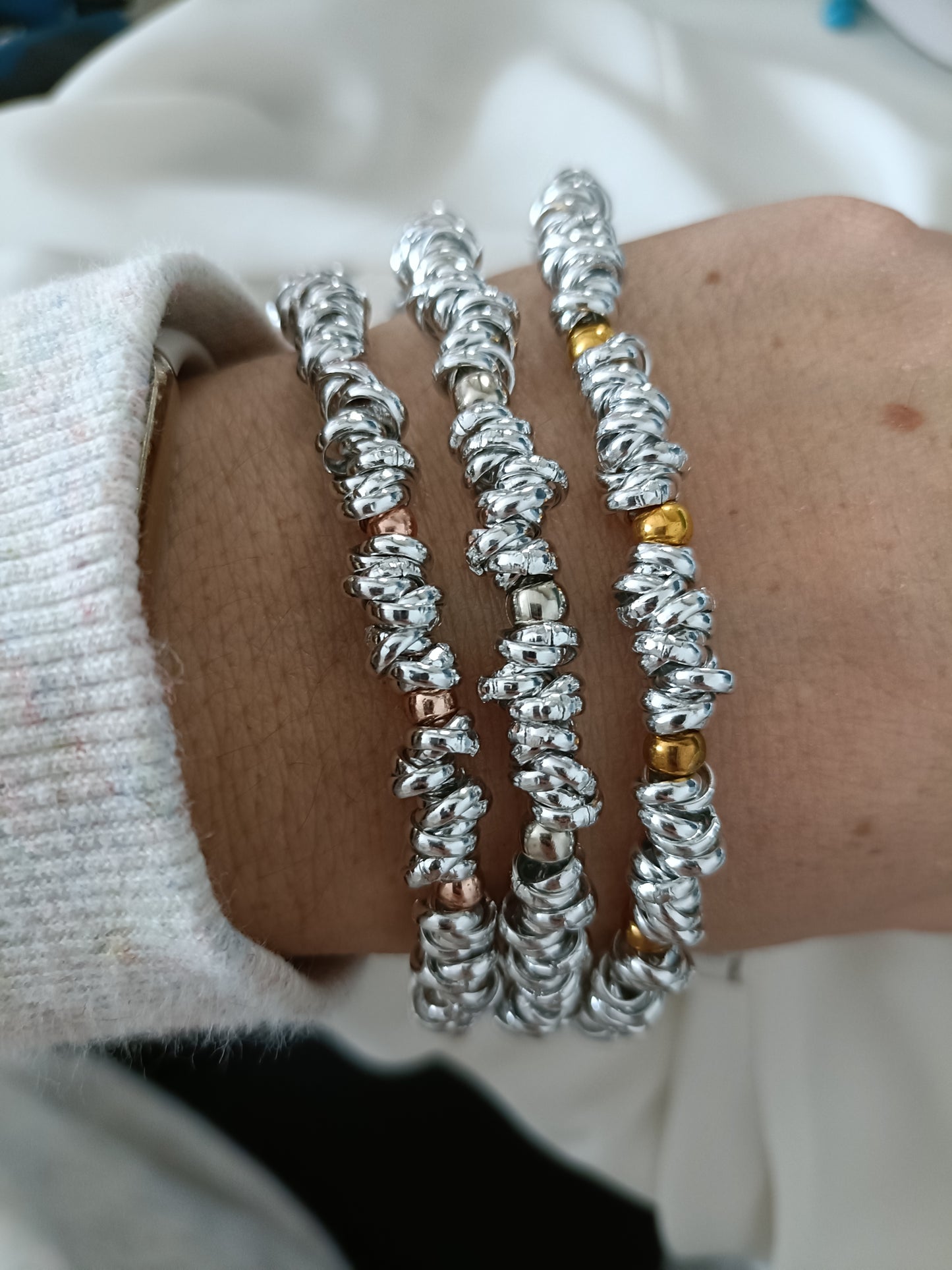 Bracciale nodini e sfere