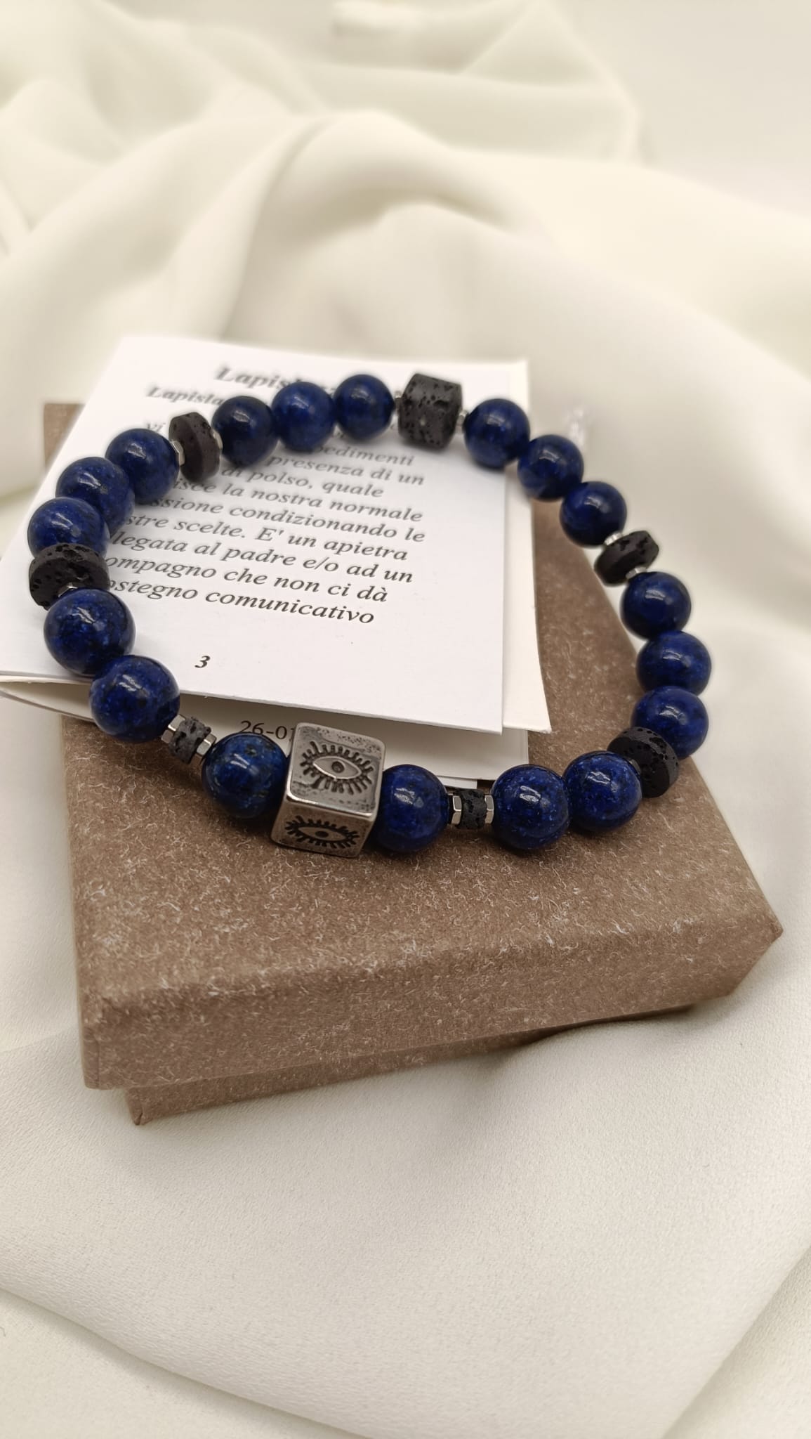 Bracciale pietra Lapislazzuli