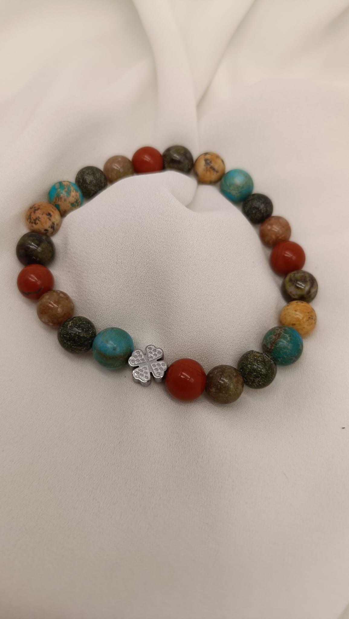 Bracciale pietre Agate multicolore