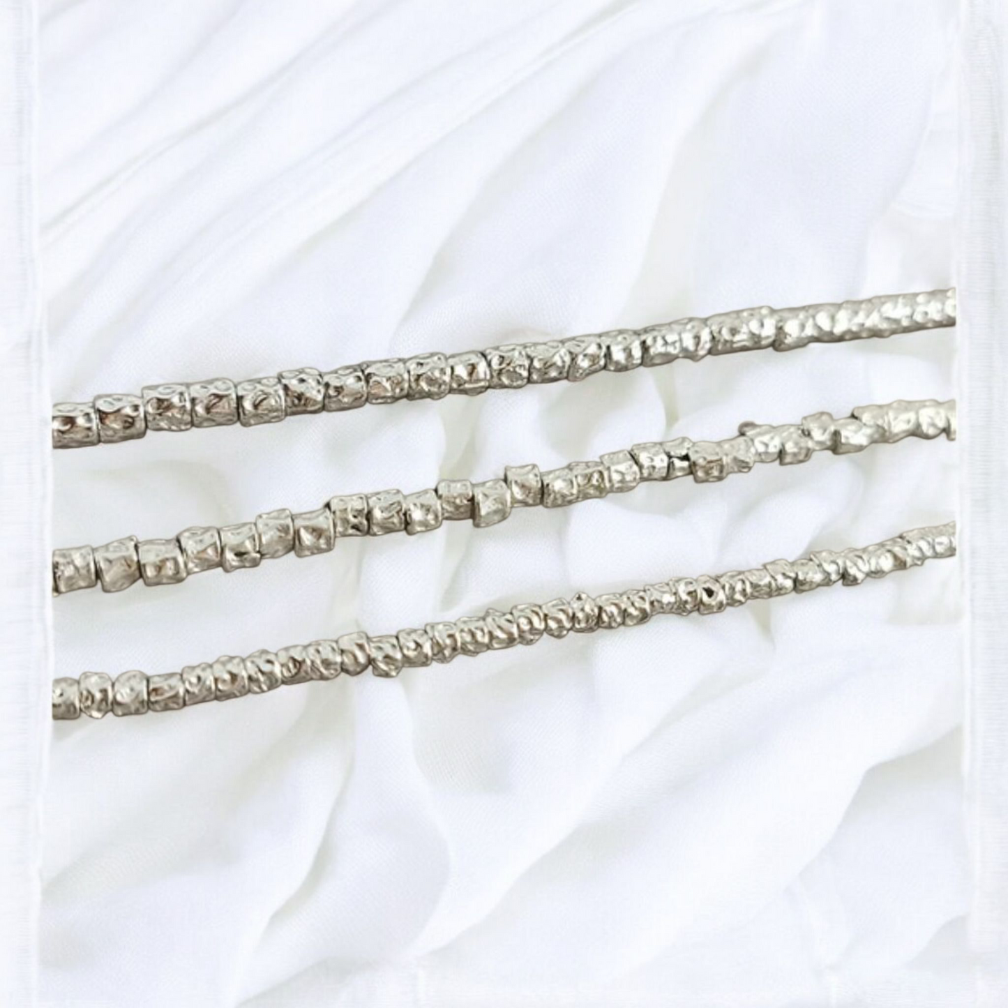 Bracciali granelli martellati Argento 925