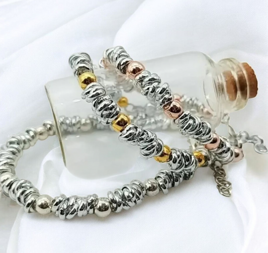 Bracciale nodini e sfere