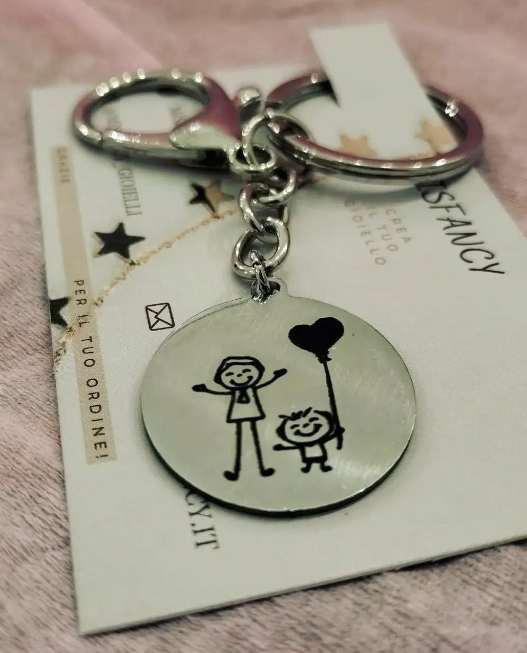 Portachiavi incisione personalizzata