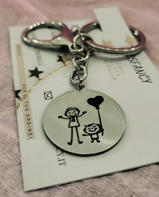Portachiavi incisione personalizzata
