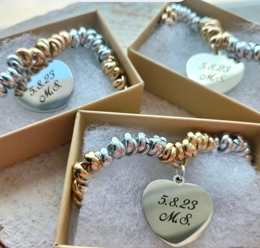 Bracciale incisione personalizzata