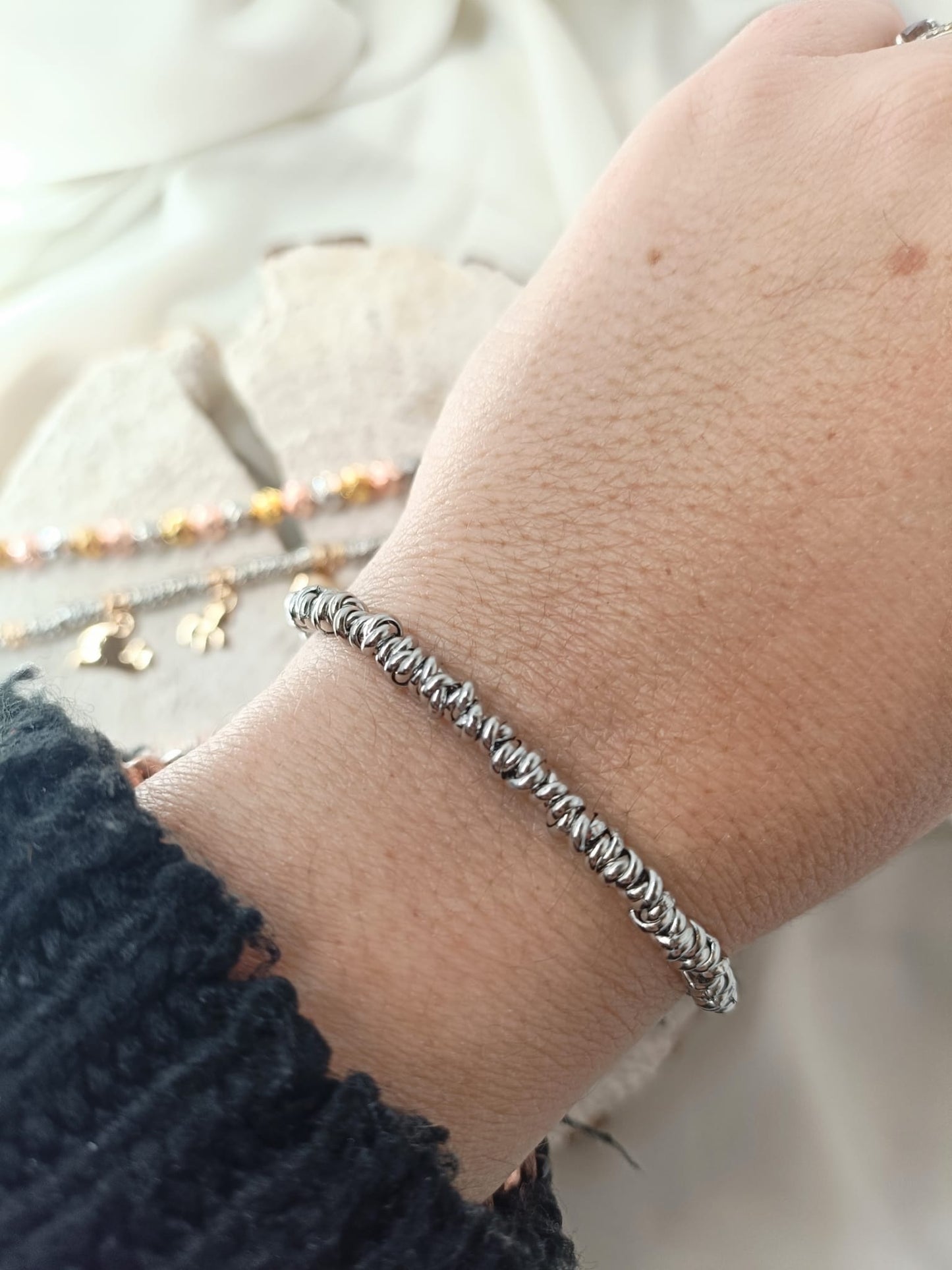 Bracciale nodini mini