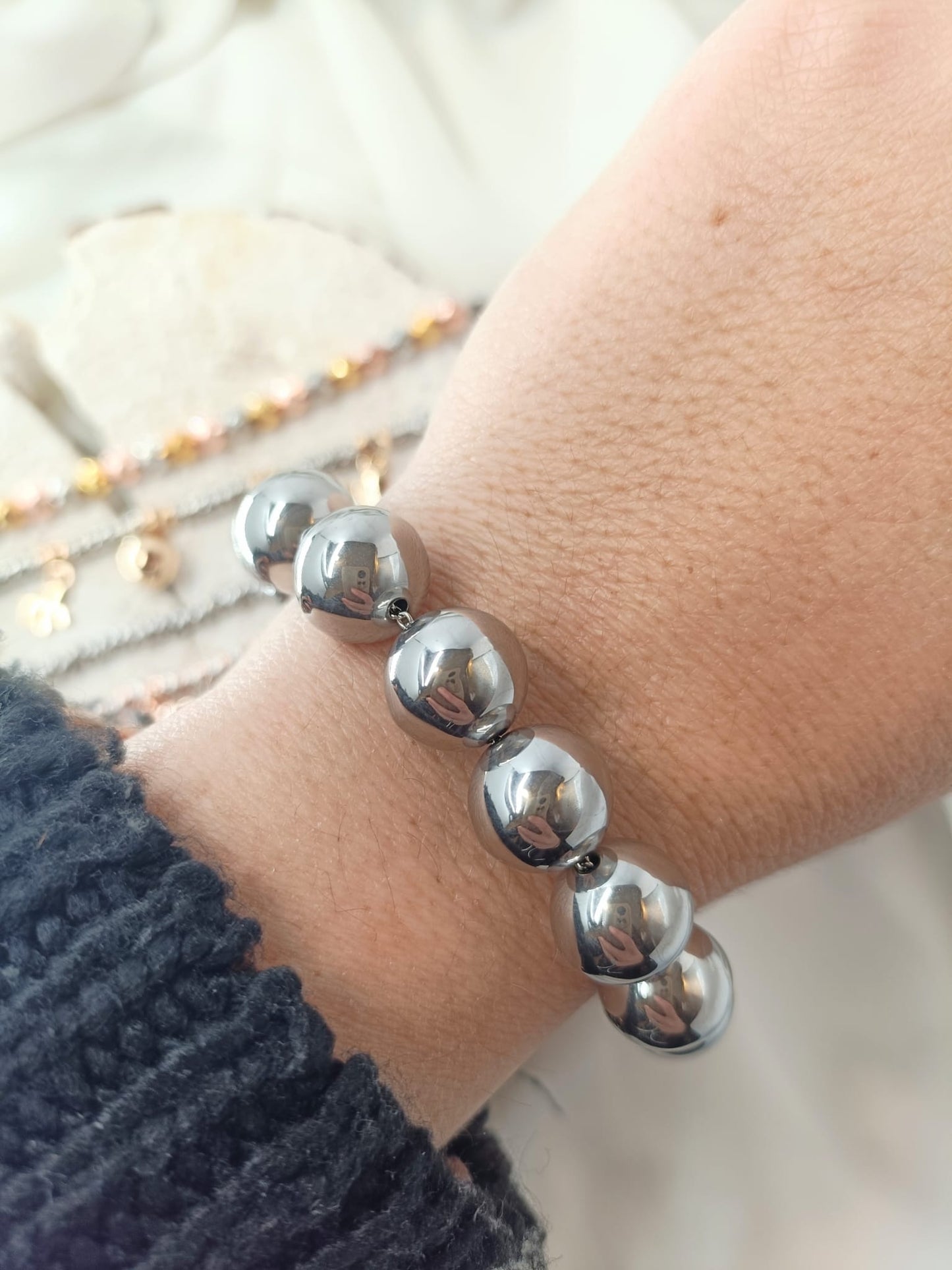Bracciale sfere maxi