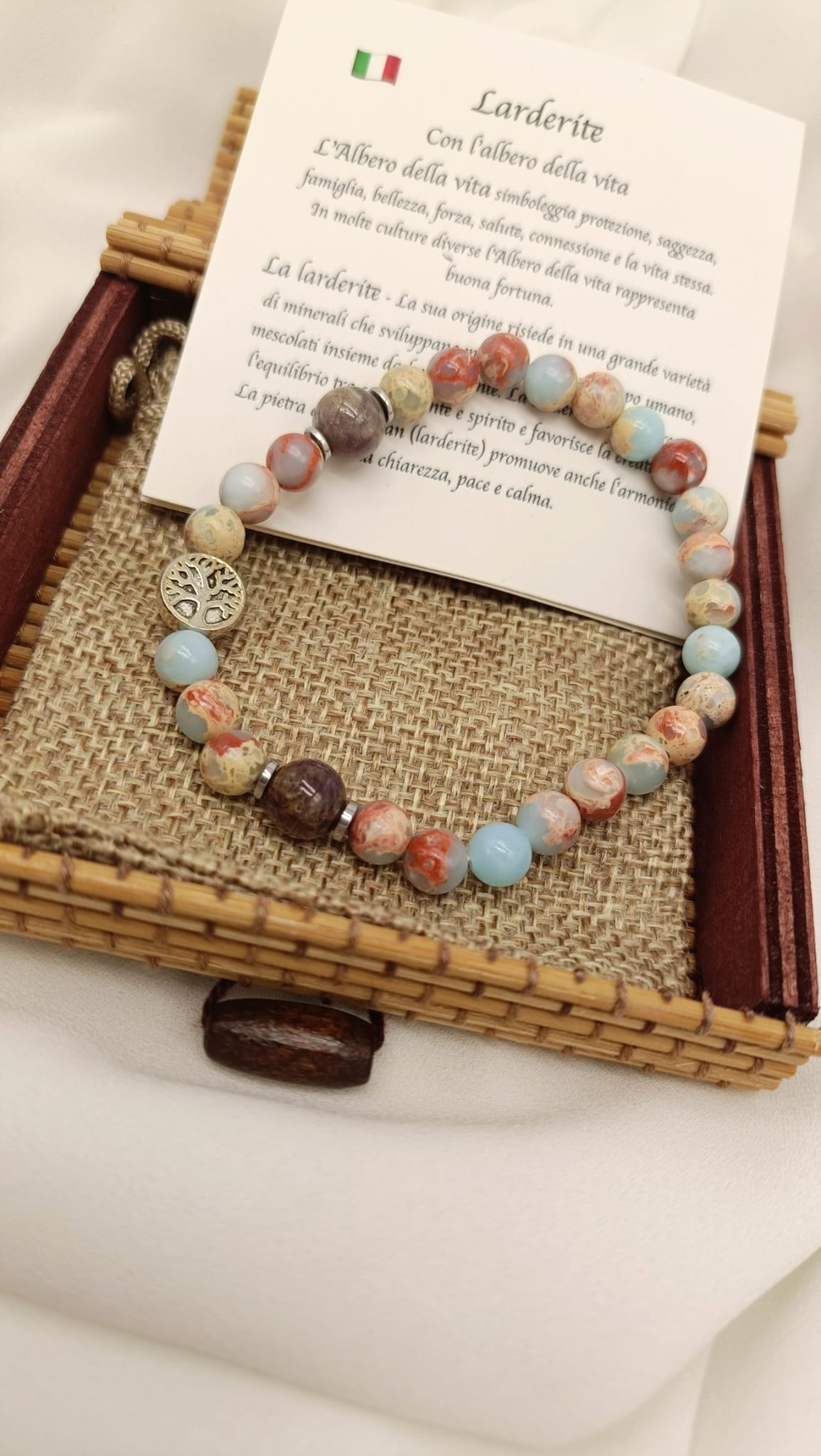 Bracciale pietreLardenite