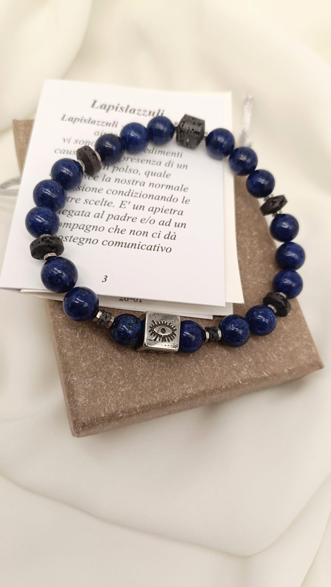 Bracciale pietra Lapislazzuli