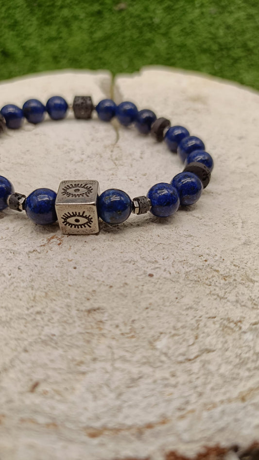 Bracciale pietra Lapislazzuli