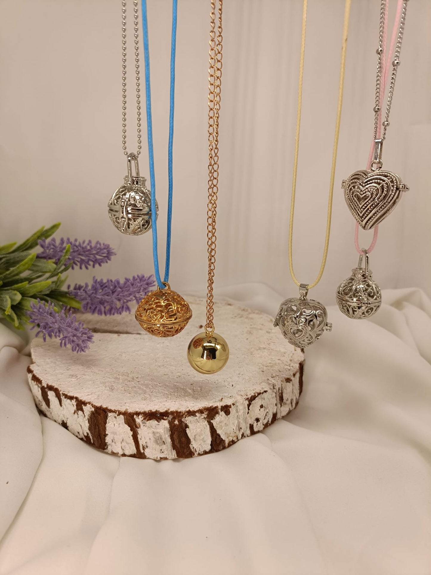 Collana chiama angeli cordino colorato