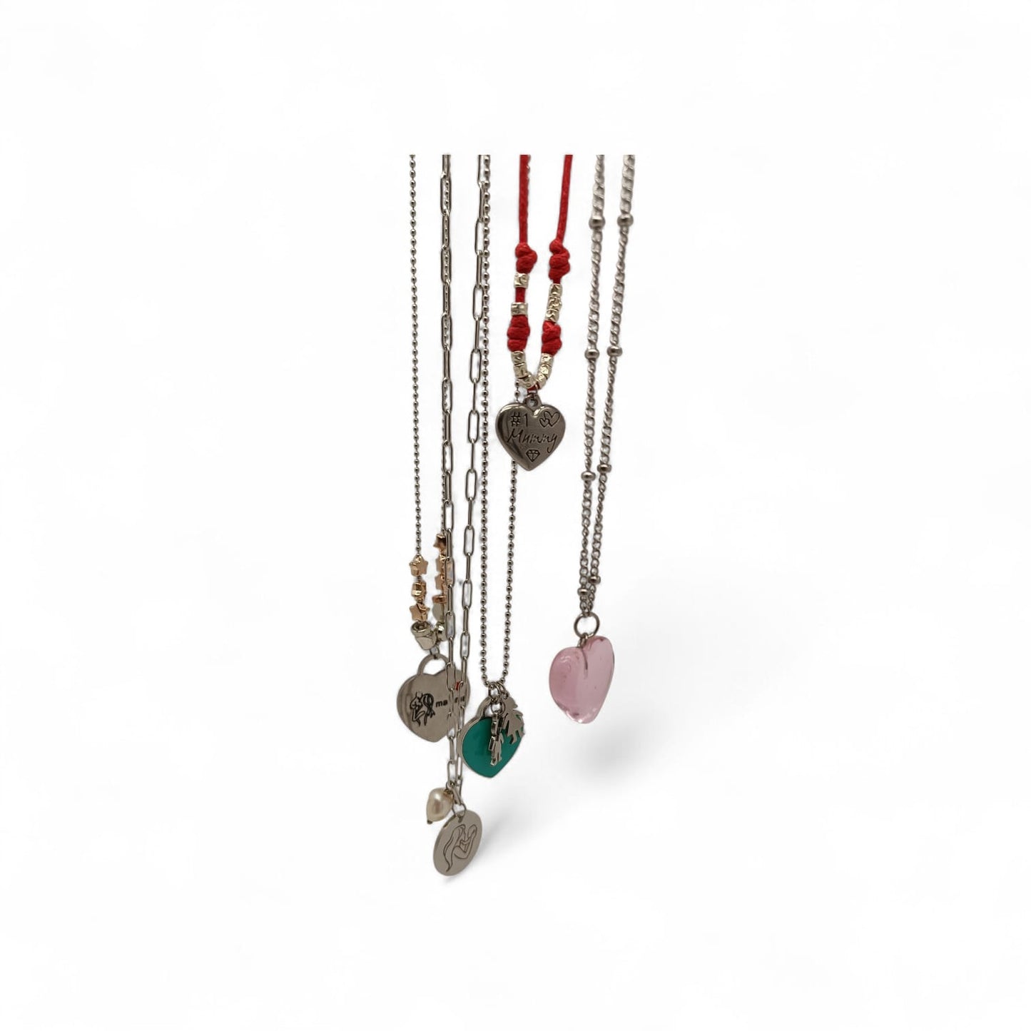 Collana cuore tiffany con bimbi