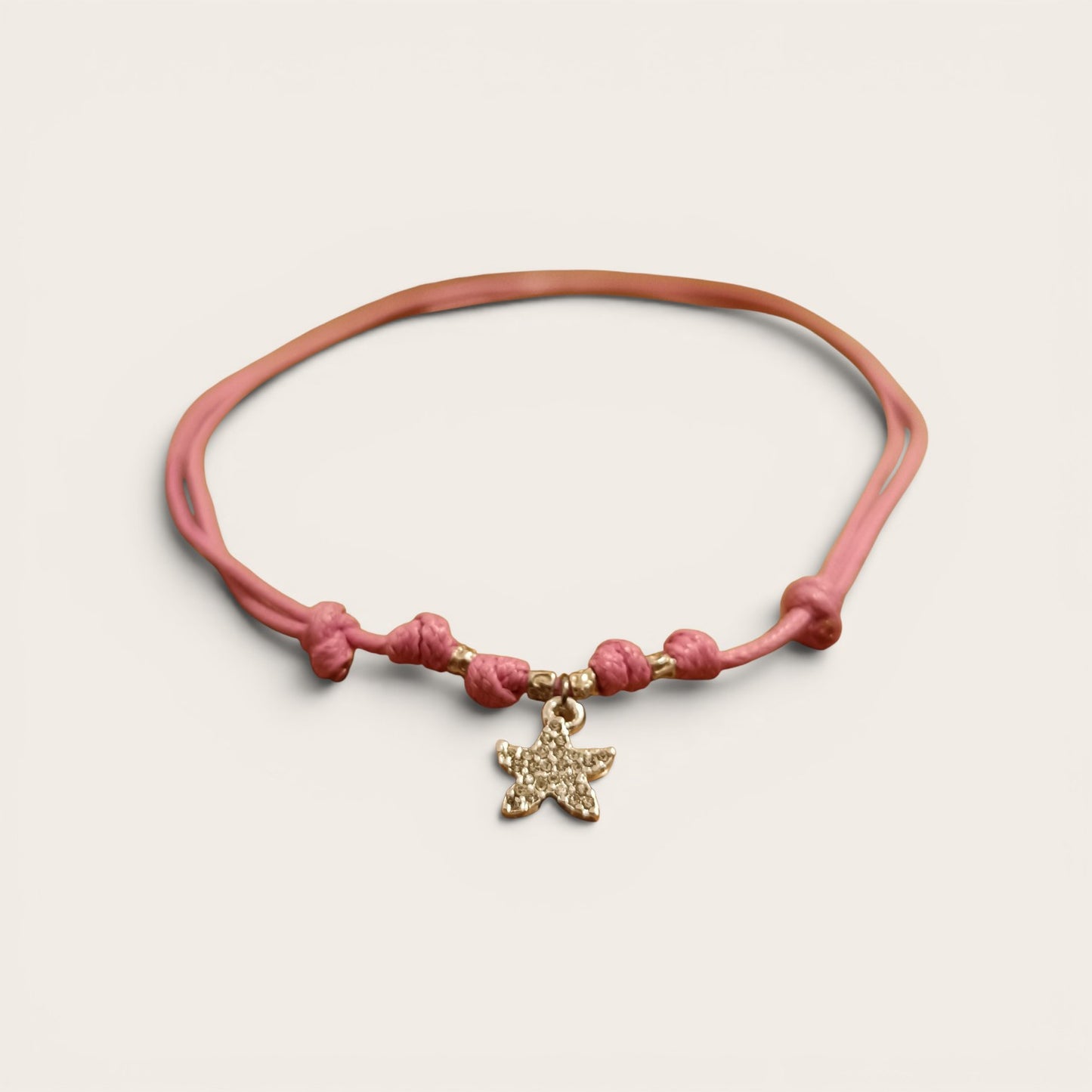 Collana granelli argento stella brillante