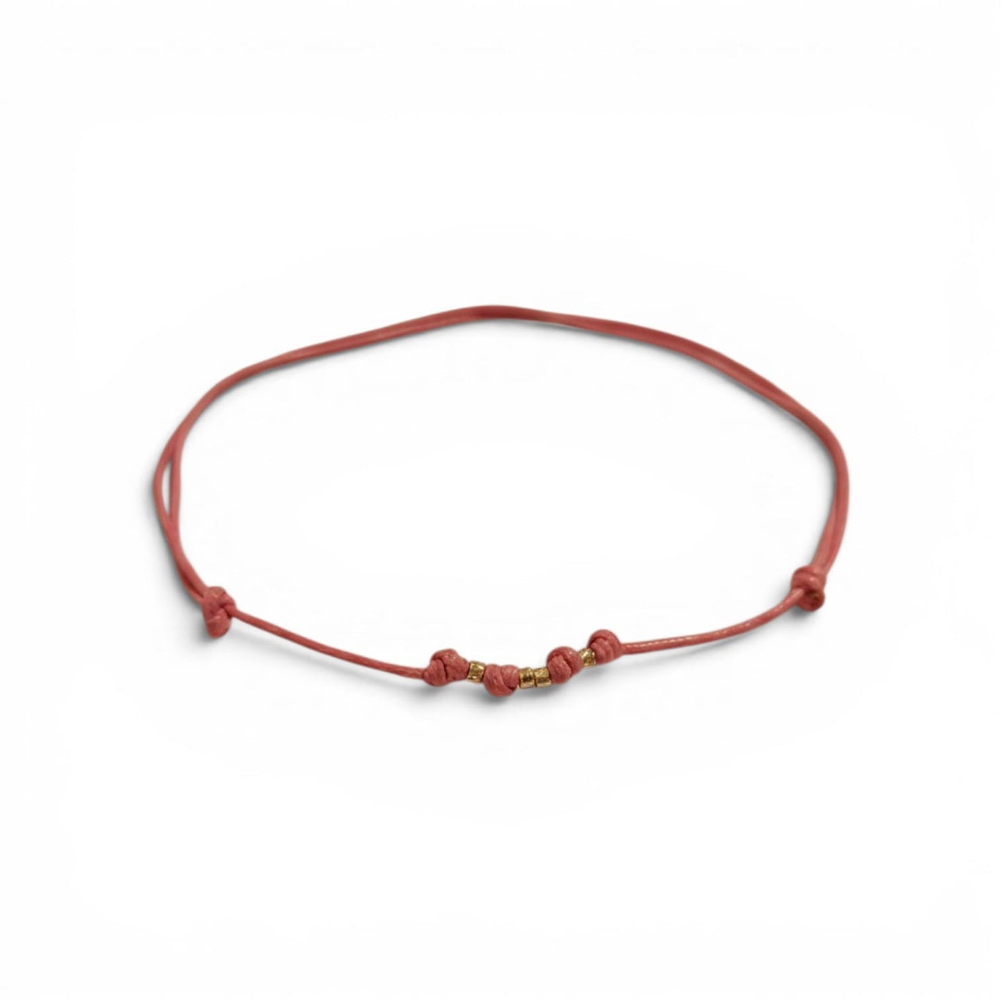 Collana cordino 4 granelli argento 925