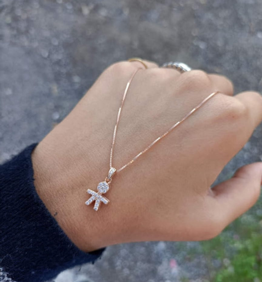 Collana bebè swarovski