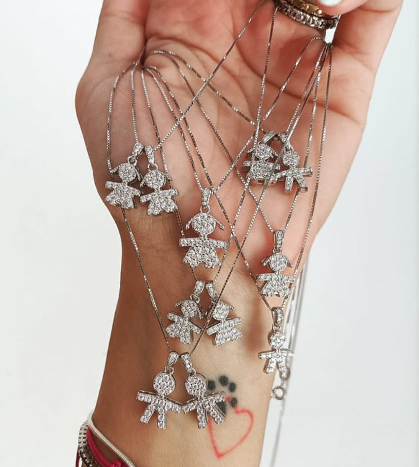 Collana bebè swarovski