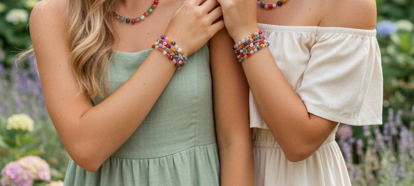 Bracciale pietre dure multicolore