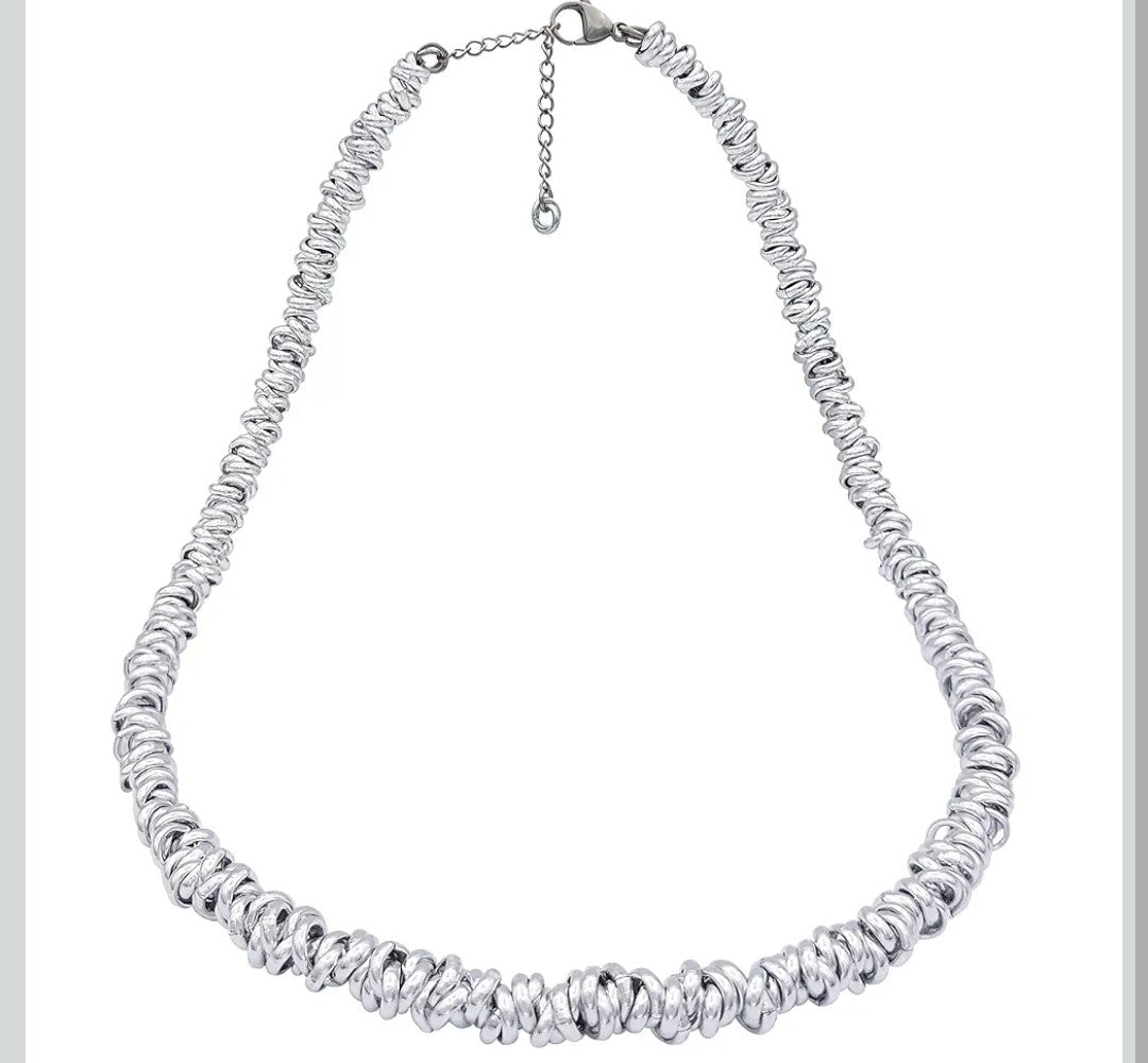 Collana nodini argento