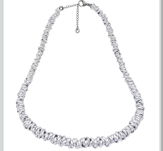 Collana nodini argento